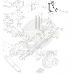 00332858  -  Hanger - Rear Spring, Rear